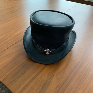 Top hat unisex gothic 20 and 1/2 Circumference